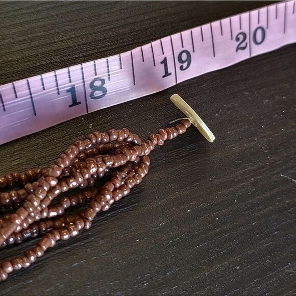 "5/$25" Multistrand Seed Bead Floral Abalone Shell Pendant Necklace - Picture 10 of 10